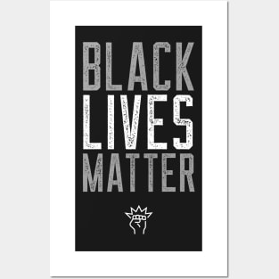 Black Lives Matter Face Protection Grainy Typography Posters and Art